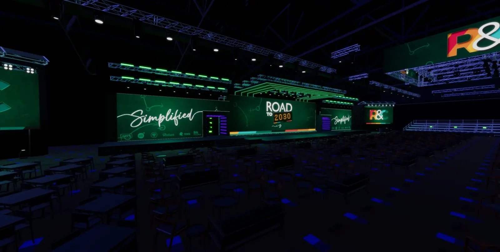 FNB R&C Conference 2025, floor view — Render